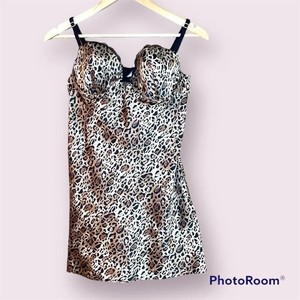 VICTORIA'S SECRET Animal Print Nighty Negligee Babydoll